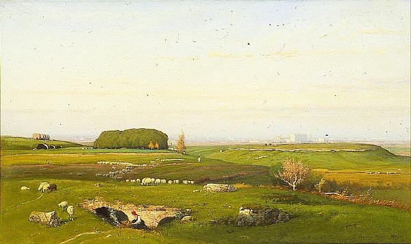 George Inness In the Roman Campagna oil painting picture